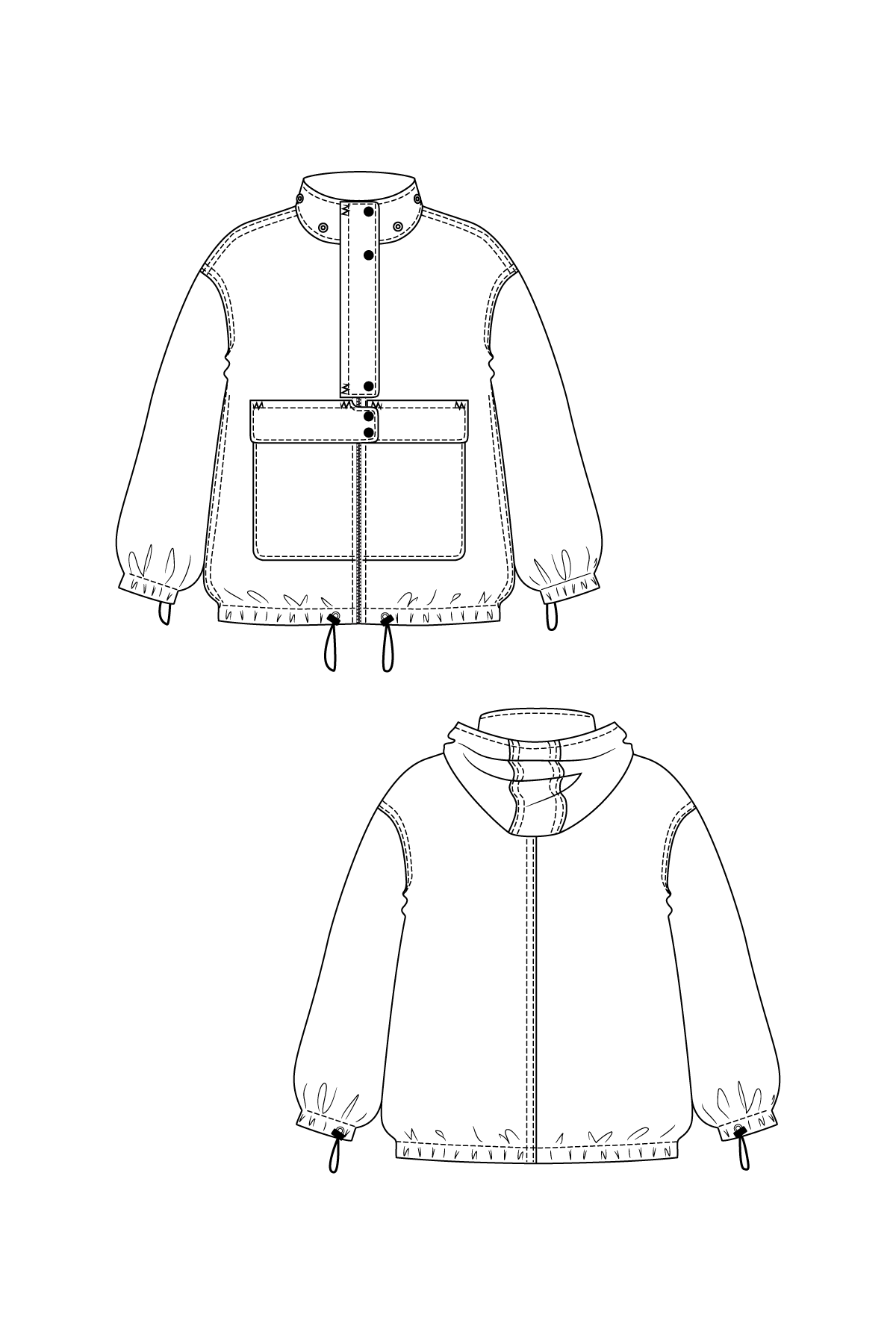 Named Clothing Sirkka Hooded Jacket PDF Pattern