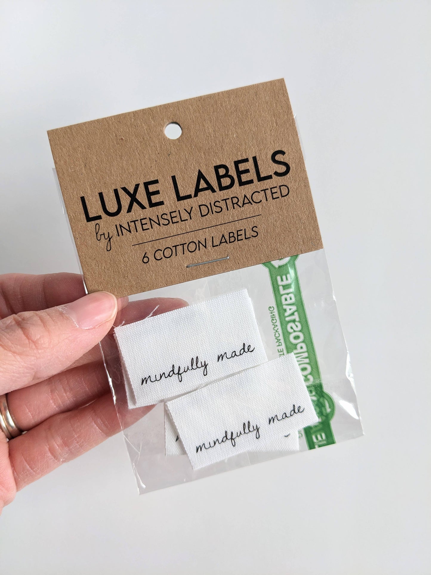 Intensely Distracted 'I Am Inimitable. I Am An Original.' Sewing Labels