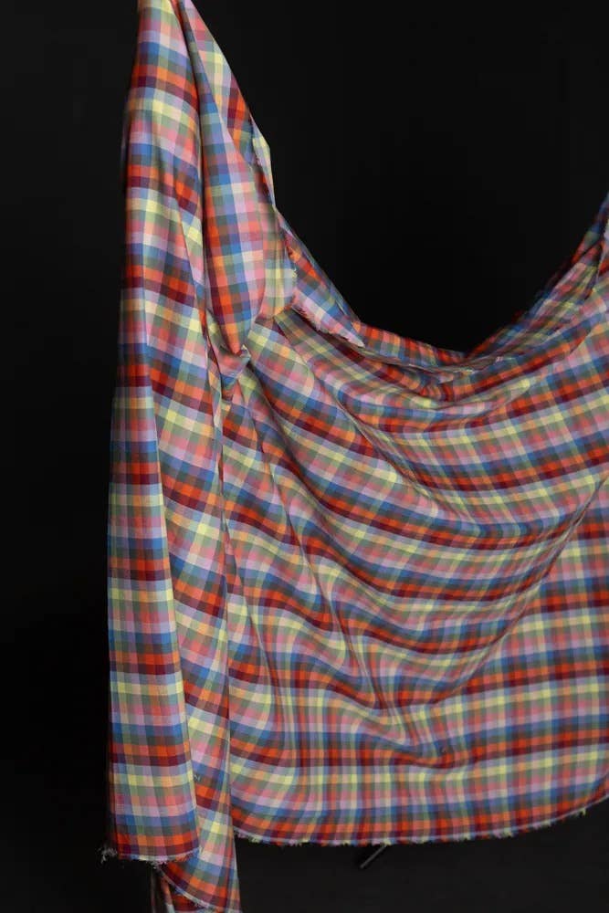 Merchant & Mills Organic Cotton Pom Pom Check ($40/metre)