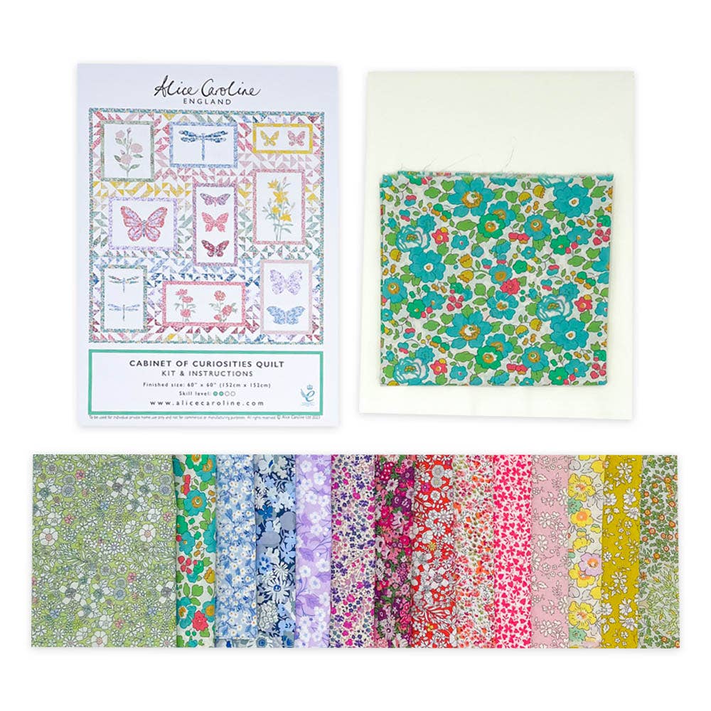 Alice Caroline Cabinet of Curiosities Quilt Kit