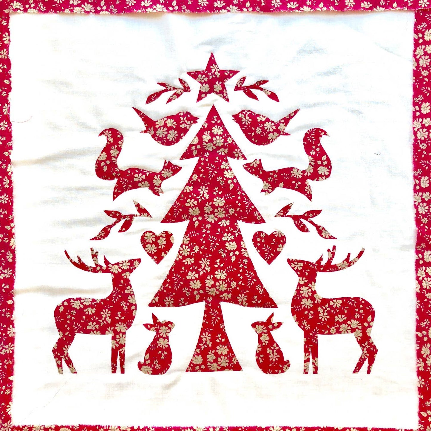 Alice Caroline Liberty Tana Lawn Forest Animals Wall Hanging Kit