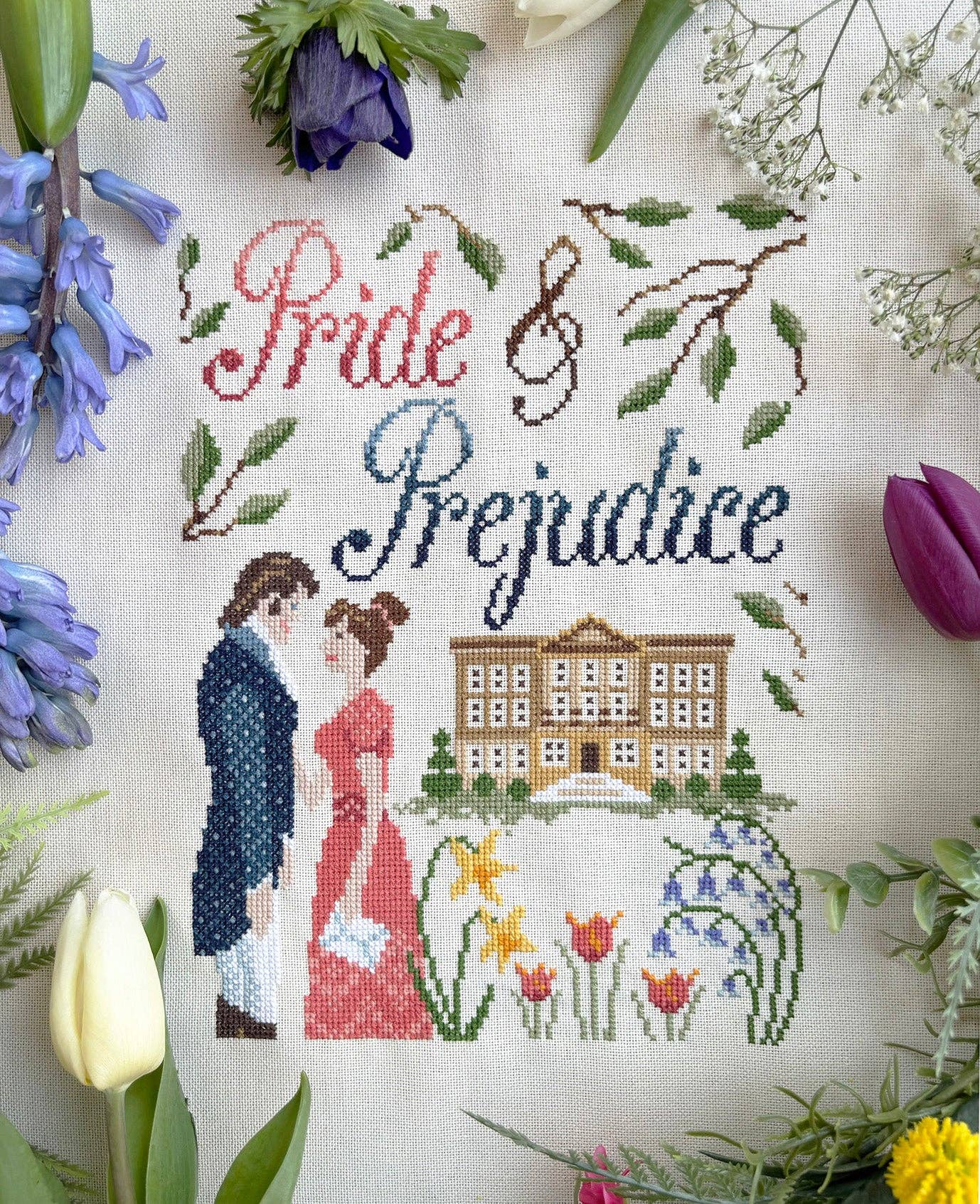 Love Poppet Pride & Prejudice Cross Stitch Kit