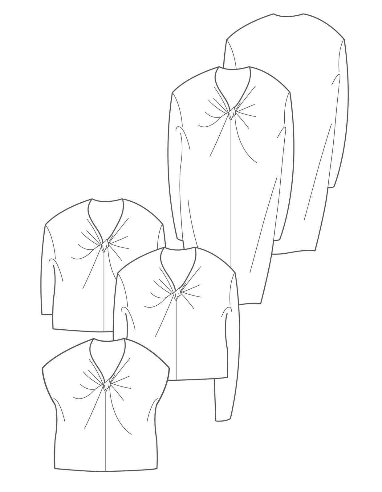The Maker's Atelier Origami Dress and Top PDF Pattern