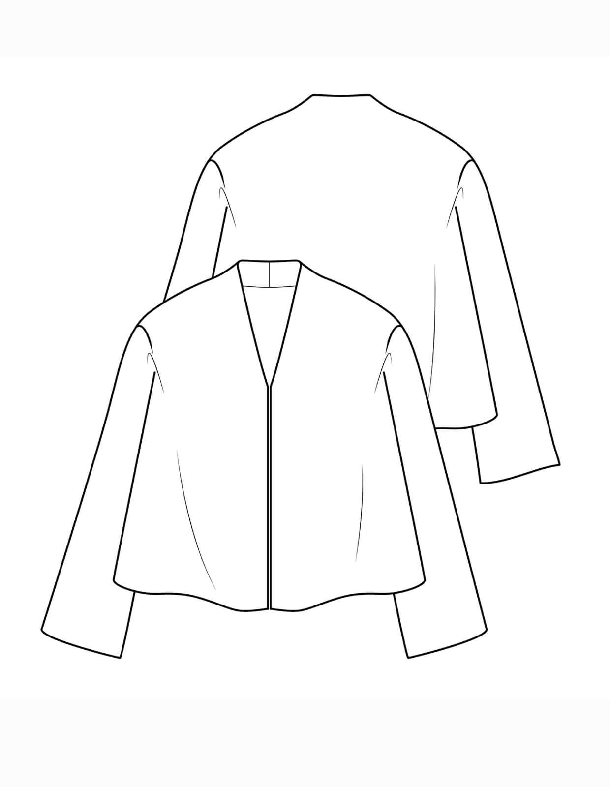 The Maker's Atelier Swing Jacket PDF Pattern