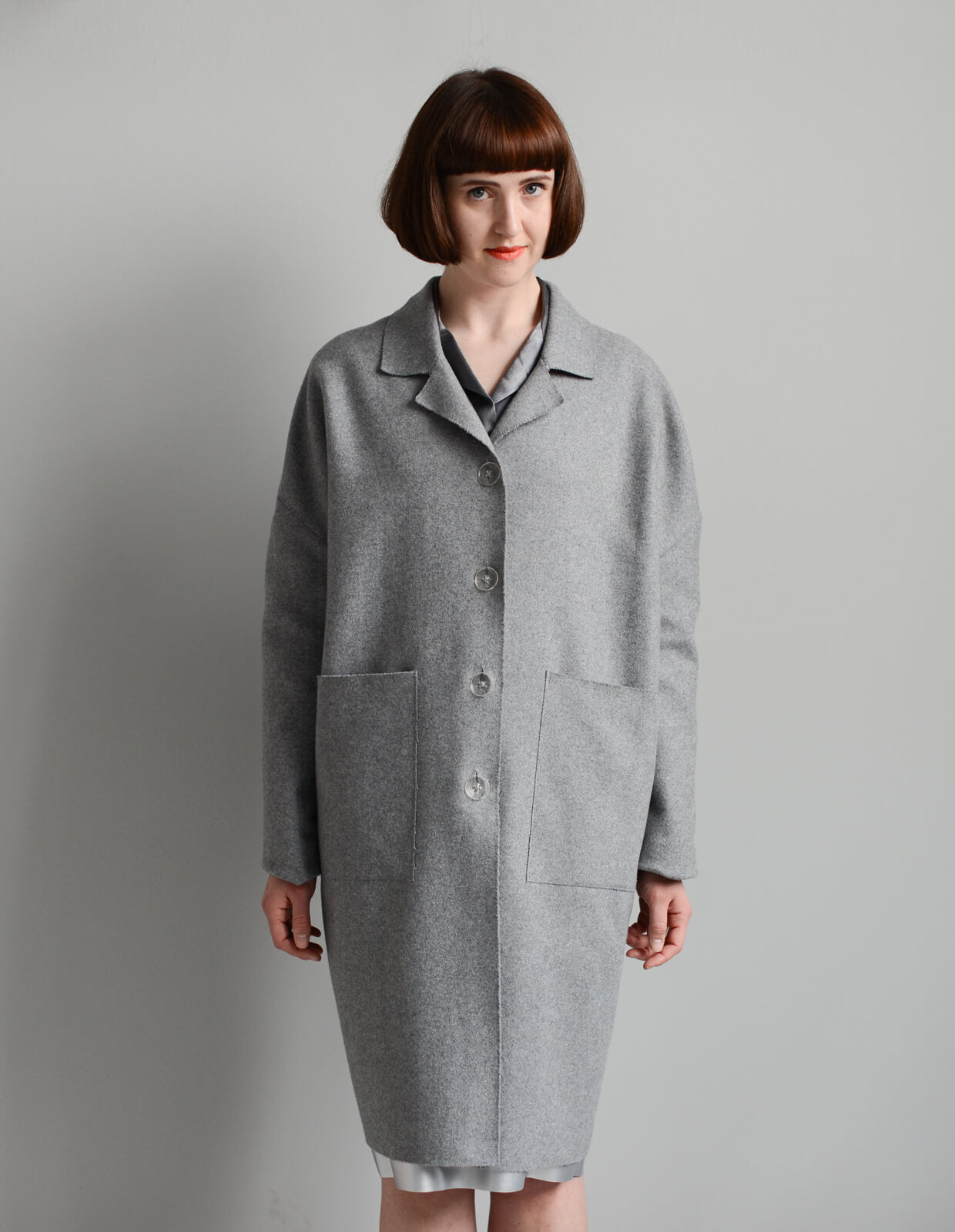 The Maker's Atelier Unlined Raw-Edged Coat PDF Pattern