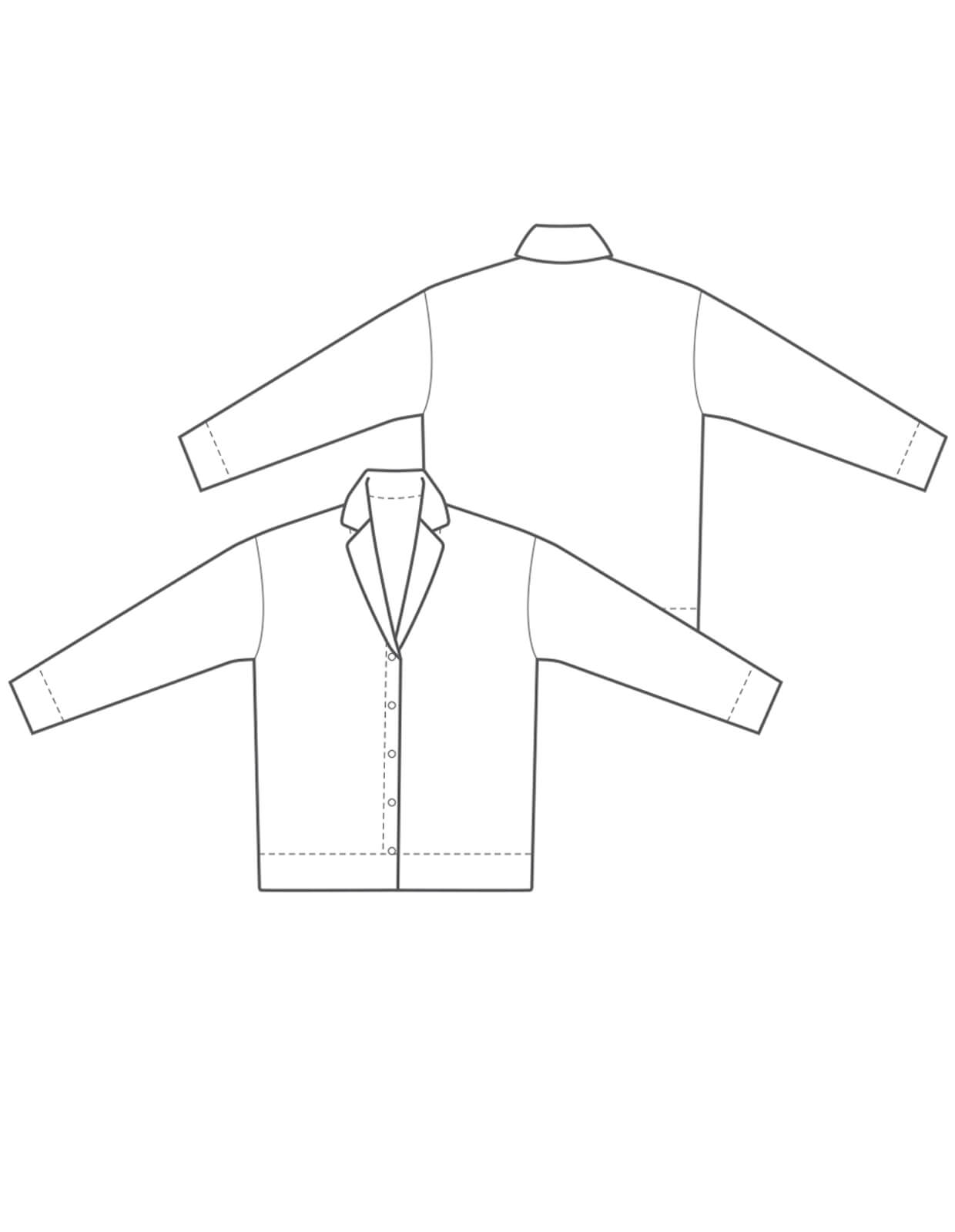 The Maker's Atelier Box Shirt PDF Pattern