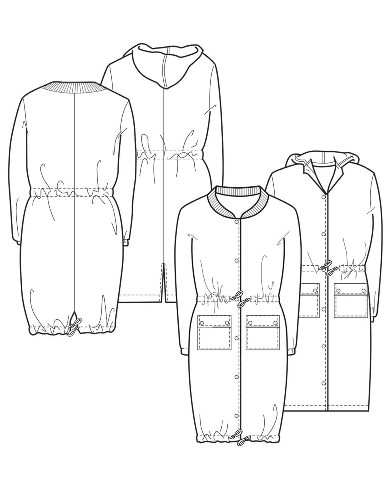 The Maker's Atelier Utility Coat PDF Pattern