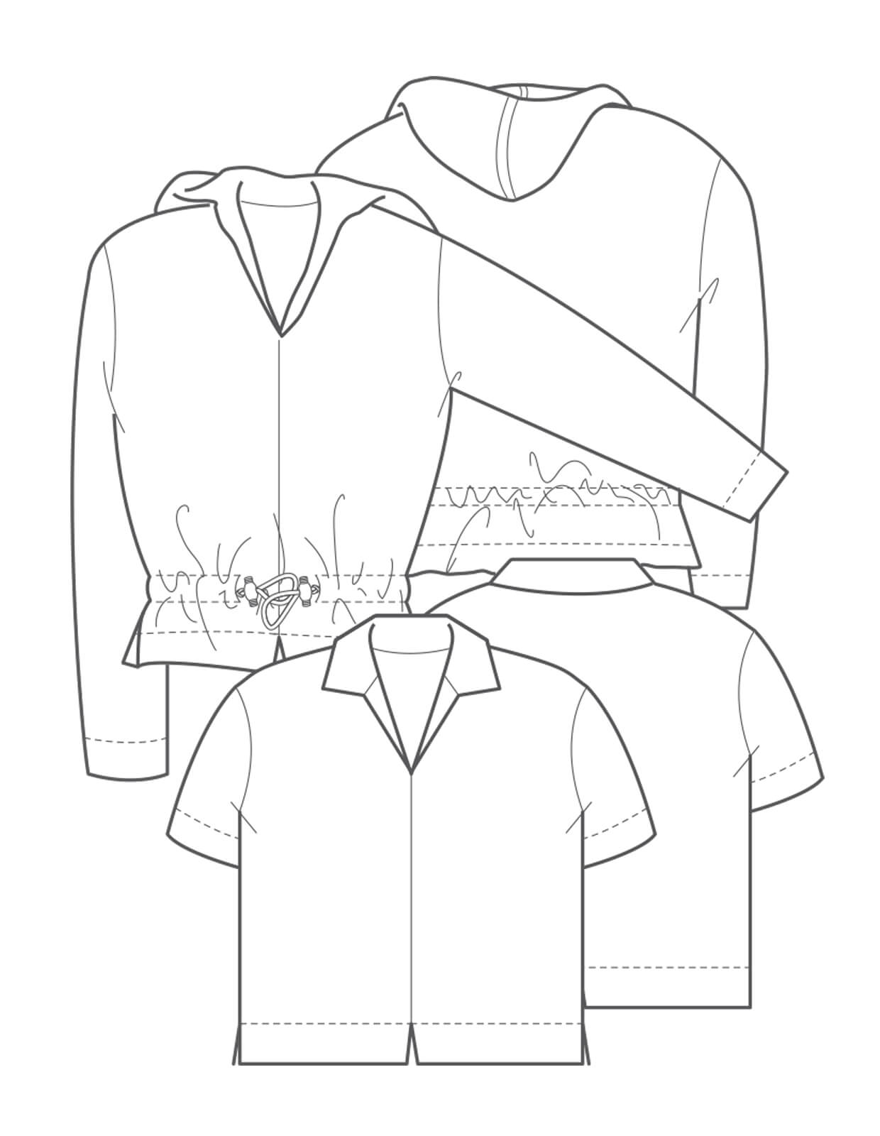 The Maker's Atelier Holiday Shirt and Top PDF Pattern