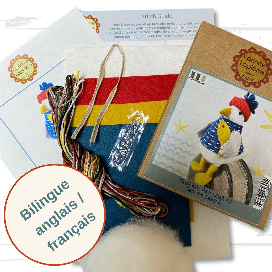 Corinne Lapierre Sam the Seagull Felt Craft Kit
