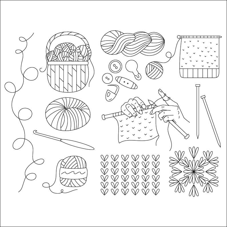 Hawthorn Handmade Yarn Stash Stick & Stitch Embroidery Pack
