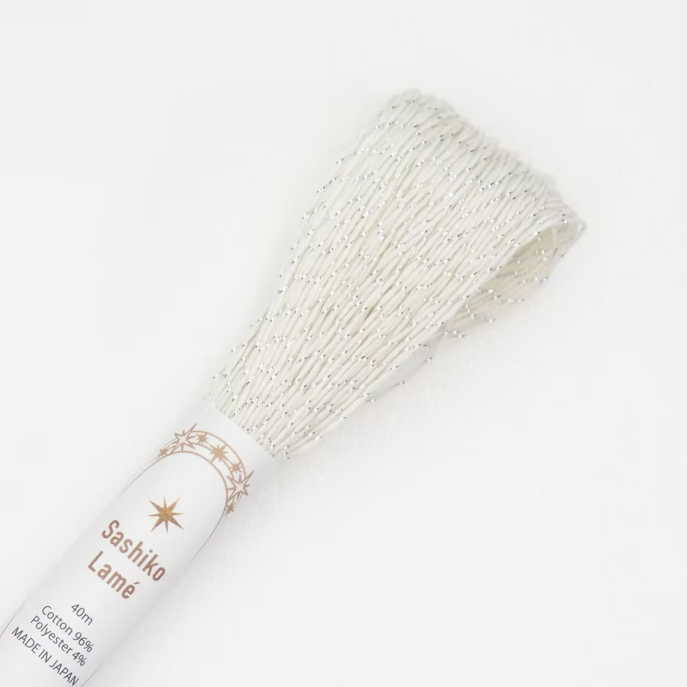 Olympus Sashiko Lame Thread (White)