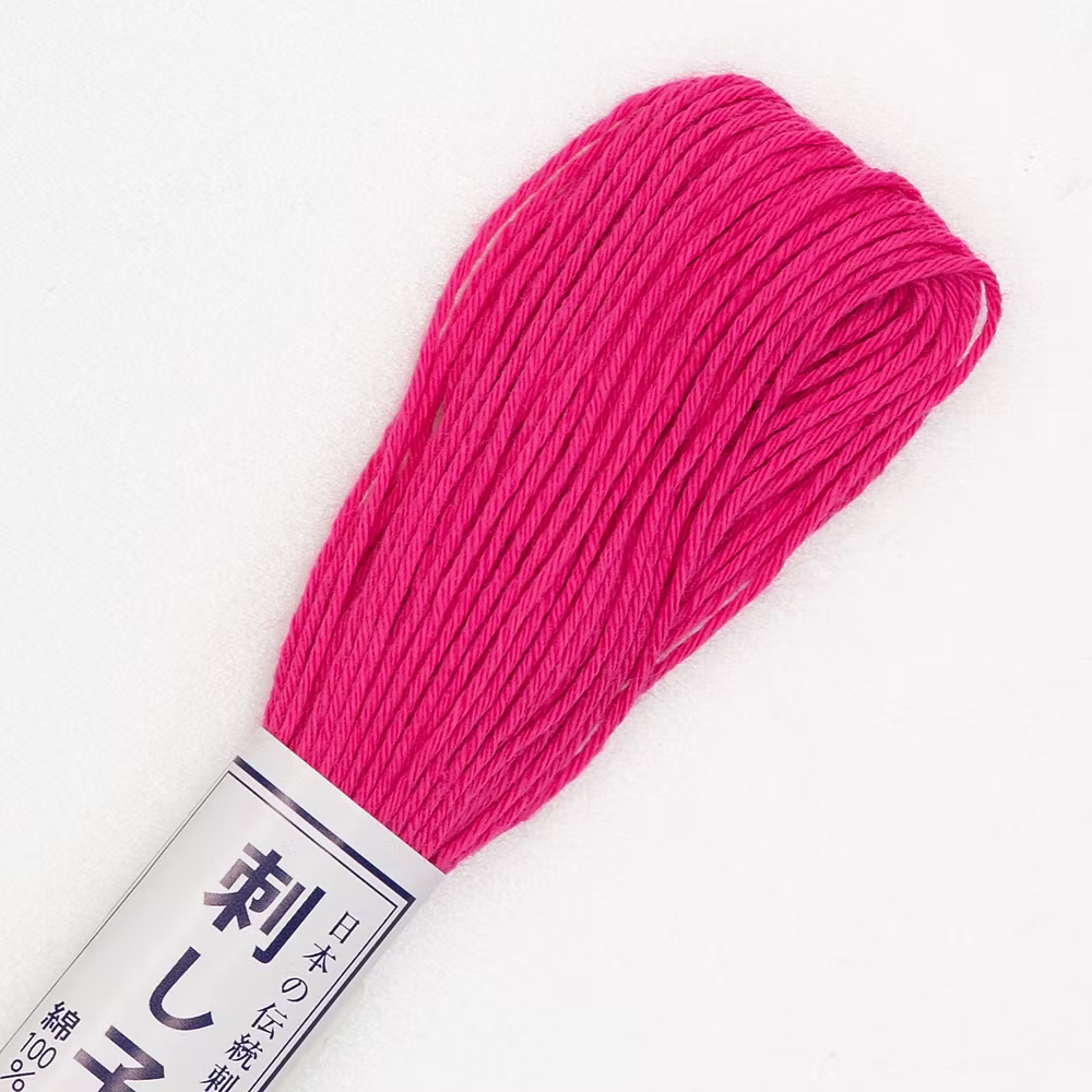Olympus Sashiko Thread 20m (Bright Pink)