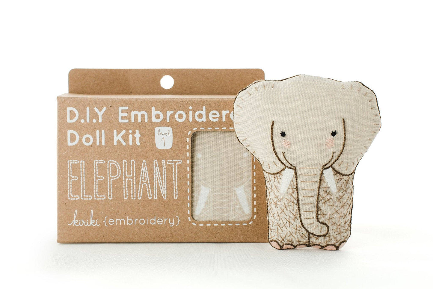 Kiriki Press Elephant Embroidery Kit