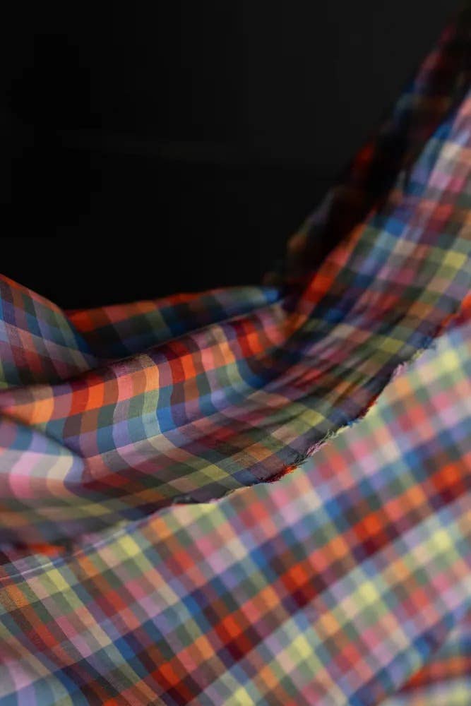 Merchant & Mills Organic Cotton Pom Pom Check ($40/metre)