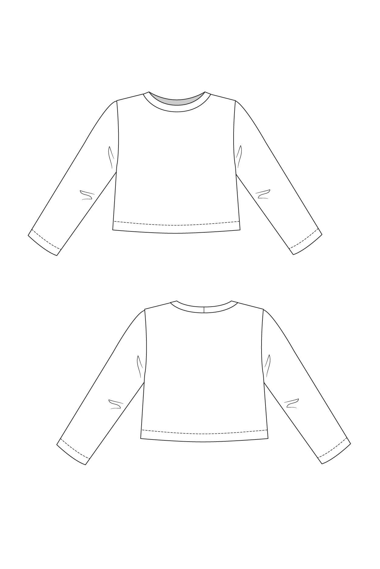 Named Clothing Inari Dress & Crop Tee PDF Pattern