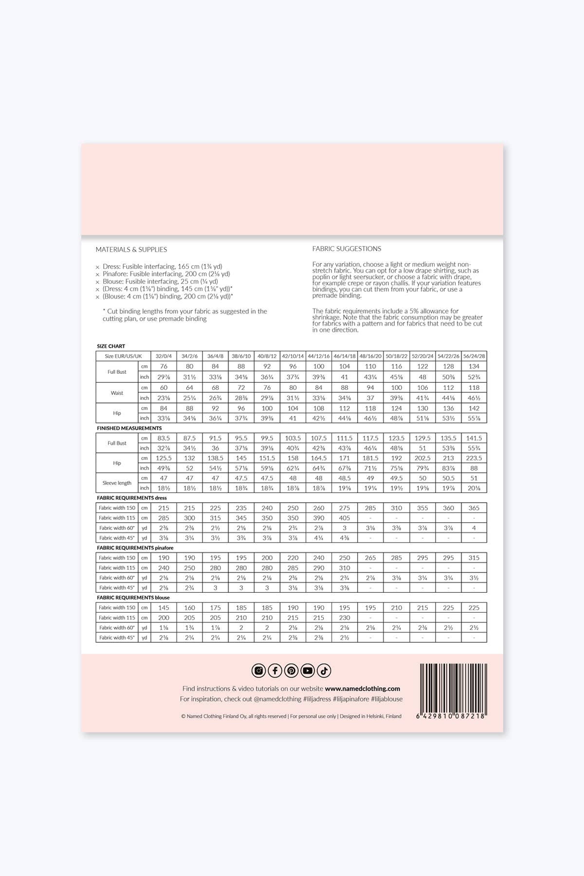 Named Clothing Lilja Dress, Pinafore & Blouse