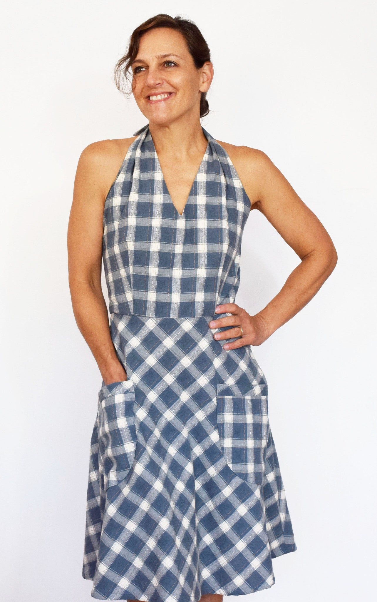 Sew House Seven Rose City Halter Dress