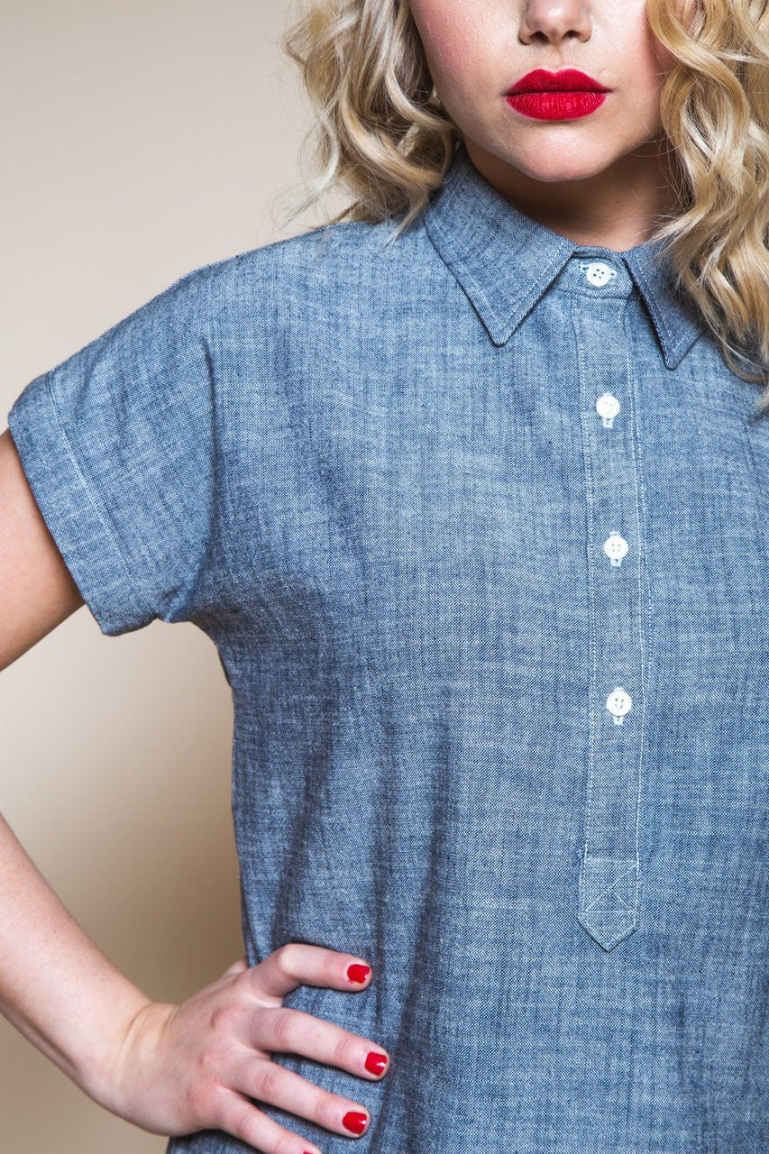 Closet Core Patterns Kalle Shirtdress and Shirt
