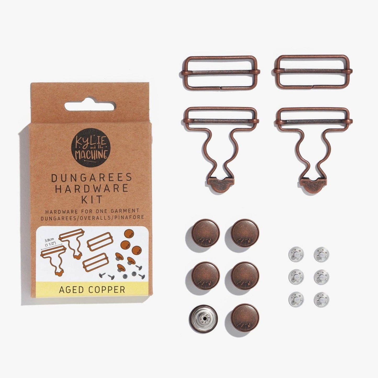 Kylie and the Machine Dungarees Hardware Kit (Copper)