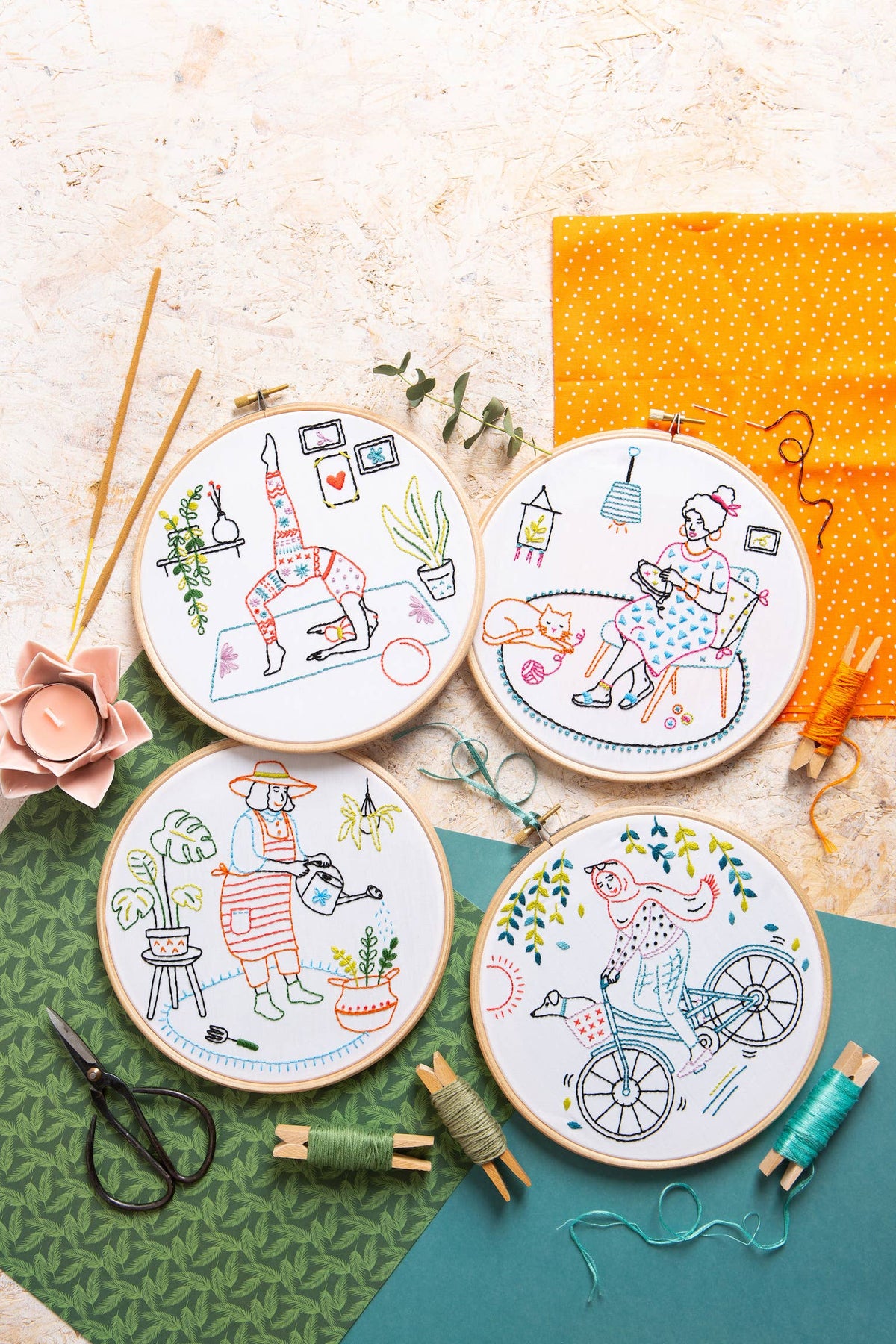 Hawthorn Handmade Wonderful Women Embroidery Kit (Stitching)