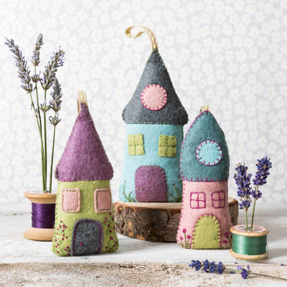 Corinne Lapierre Lavender Houses Felt Craft Kit