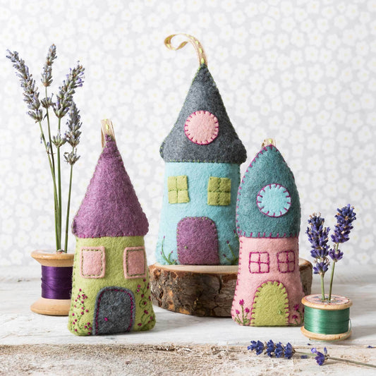 Corinne Lapierre Lavender Houses Felt Craft Kit