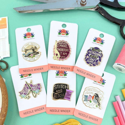 Jubly-Umph 'Measure Twice Cuss Once' Needle Minder