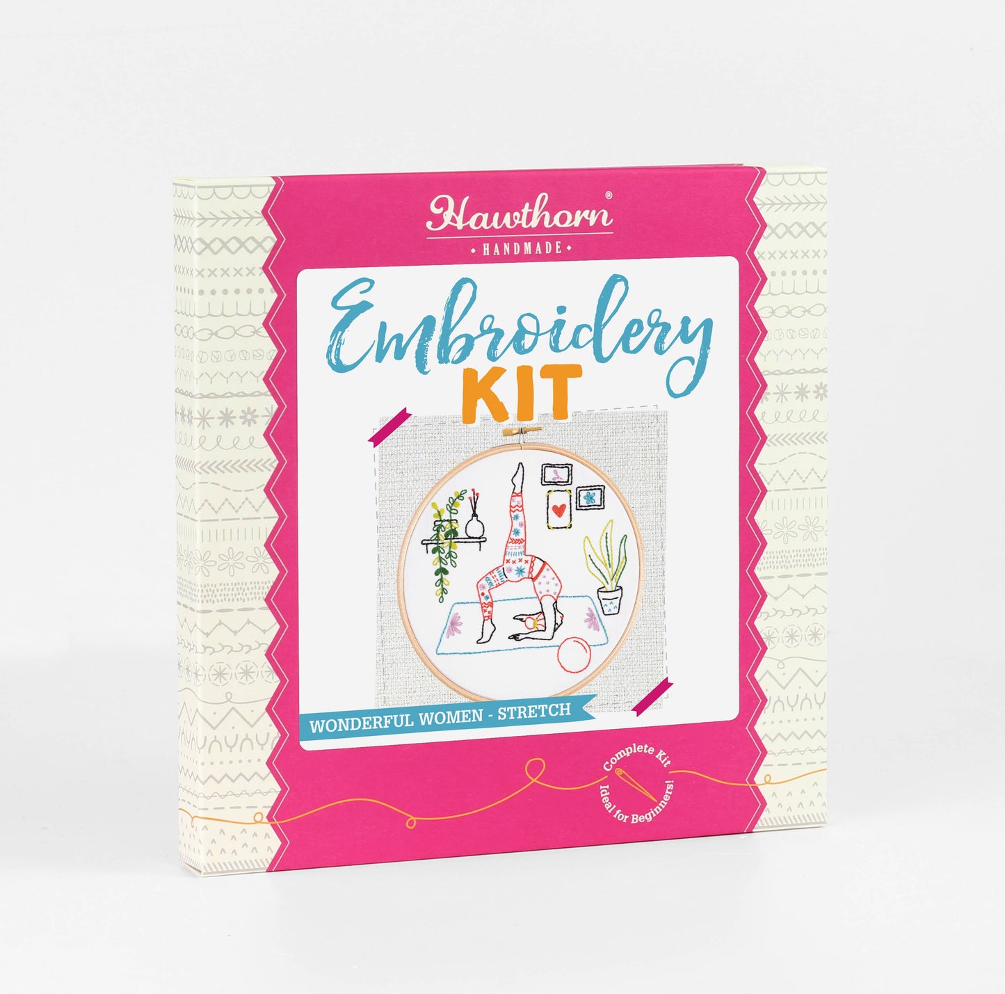 Hawthorn Handmade Wonderful Women Embroidery Kit (Yoga Stretch)