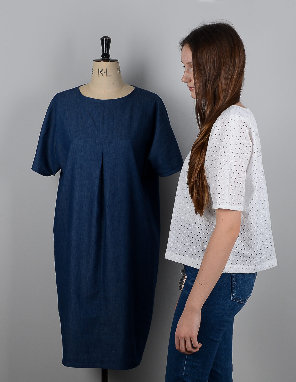 The Maker's Atelier Pleat Detail Dress and Top
