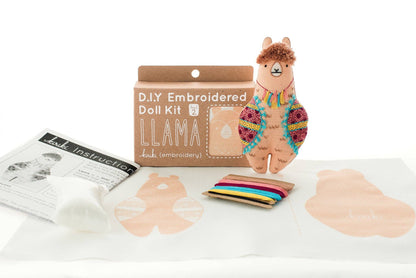 Kiriki Press Llama Embroidery Kit