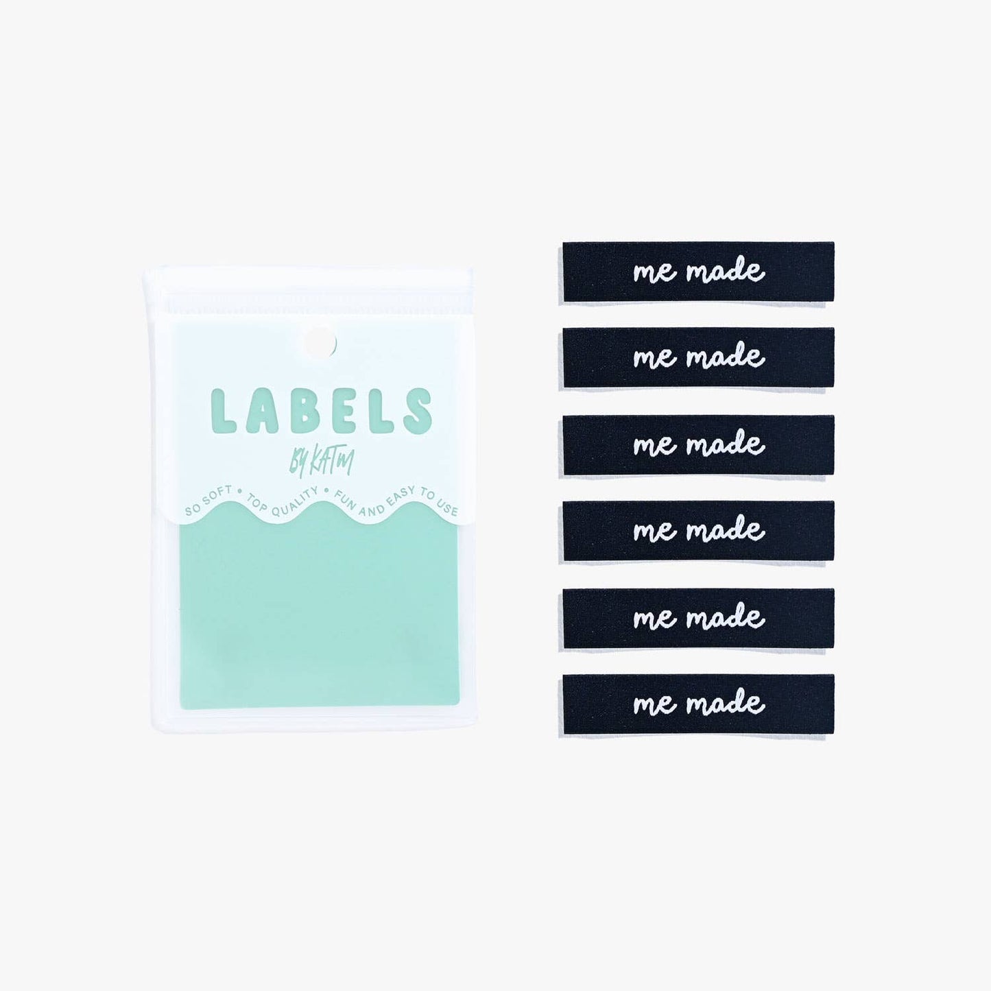 Kylie and the Machine 'Me Made' Sewing Labels (End Fold)