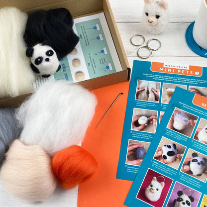 Bergin & Bath Needle Felting Kit: Mini Pets