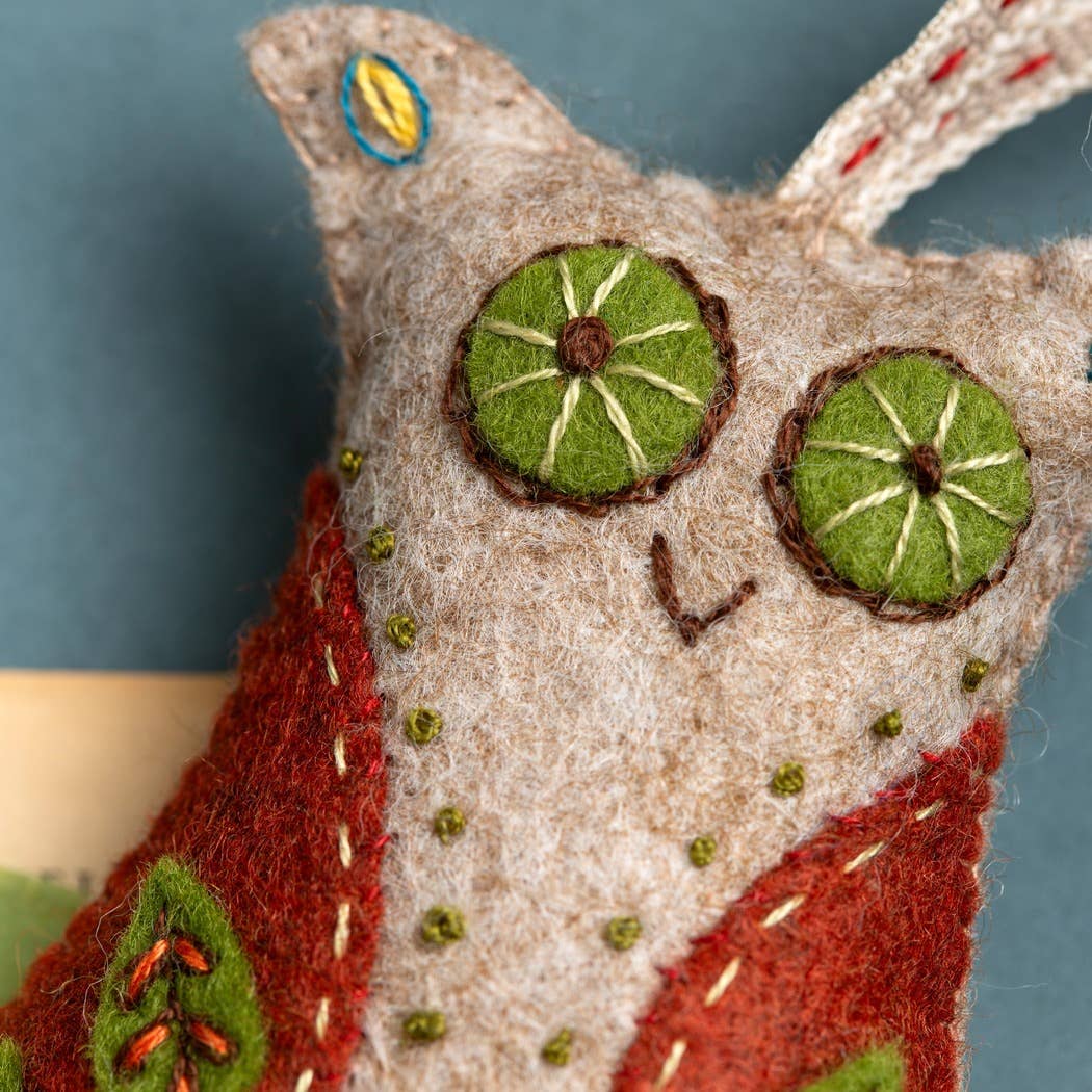 Corinne Lapierre Folk Owl Felt Craft Mini Kit