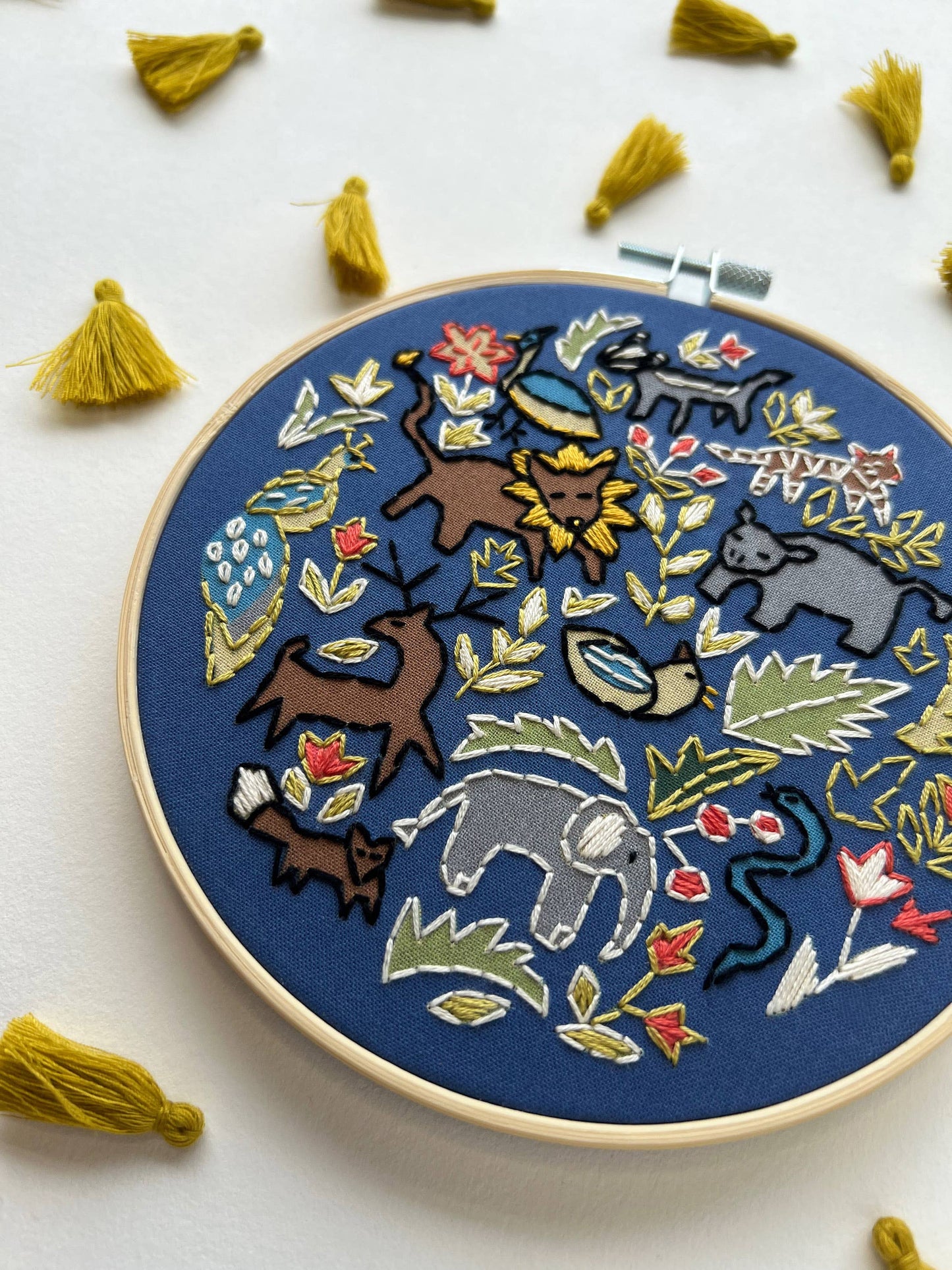 Rikrack Wildlife Embroidery Kit