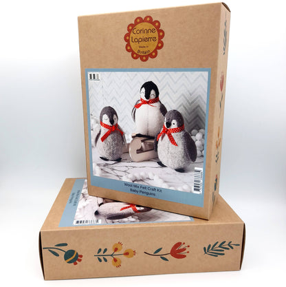 Corinne Lapierre Baby Penguins Felt Craft Kit