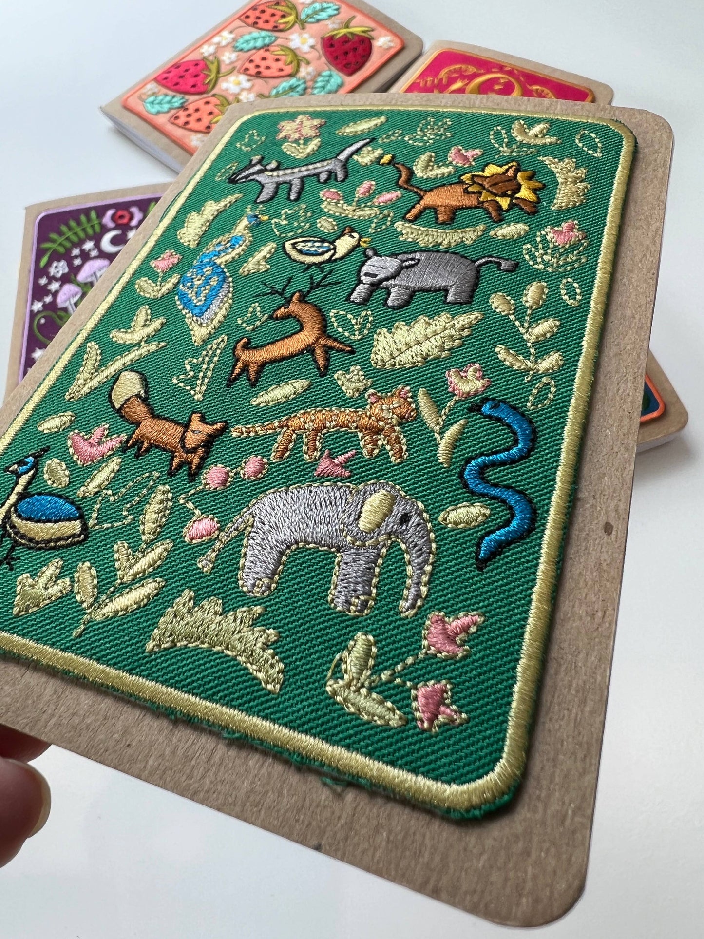 Rikrack Wildlife Embroidery Pocket Notebook