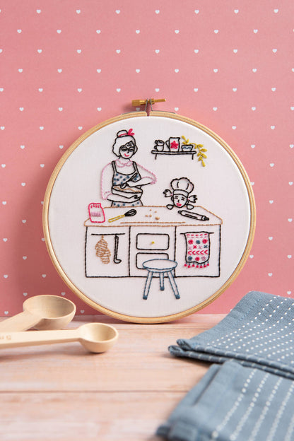Hawthorn Handmade Wonderful Women Embroidery Kit (Baking)