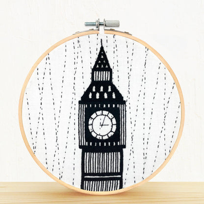 Embroidery and Sage Big Ben London Embroidery Kit
