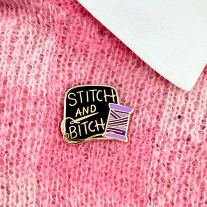 Jubly-Umph 'Stitch And Bitch' Lapel Pin