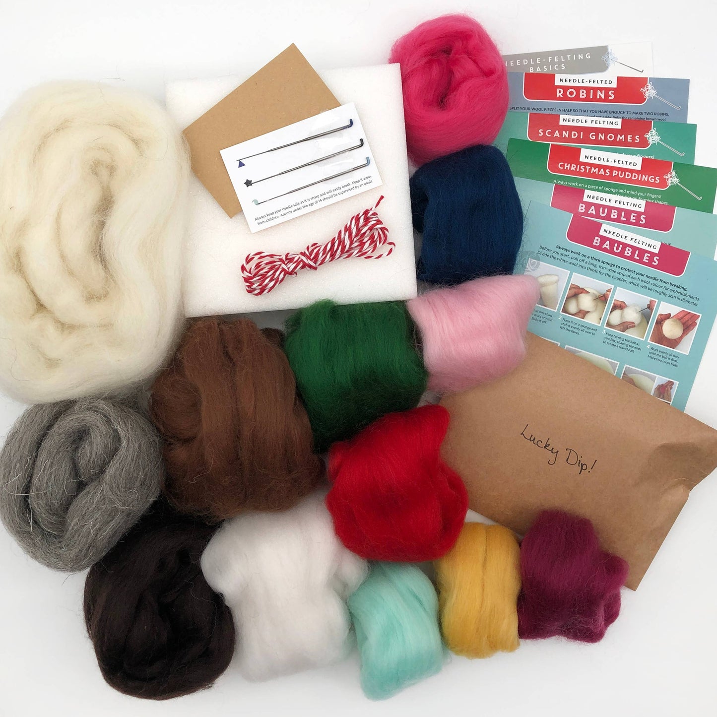 Bergin & Bath Needle Felting: Christmas Bumper Kit