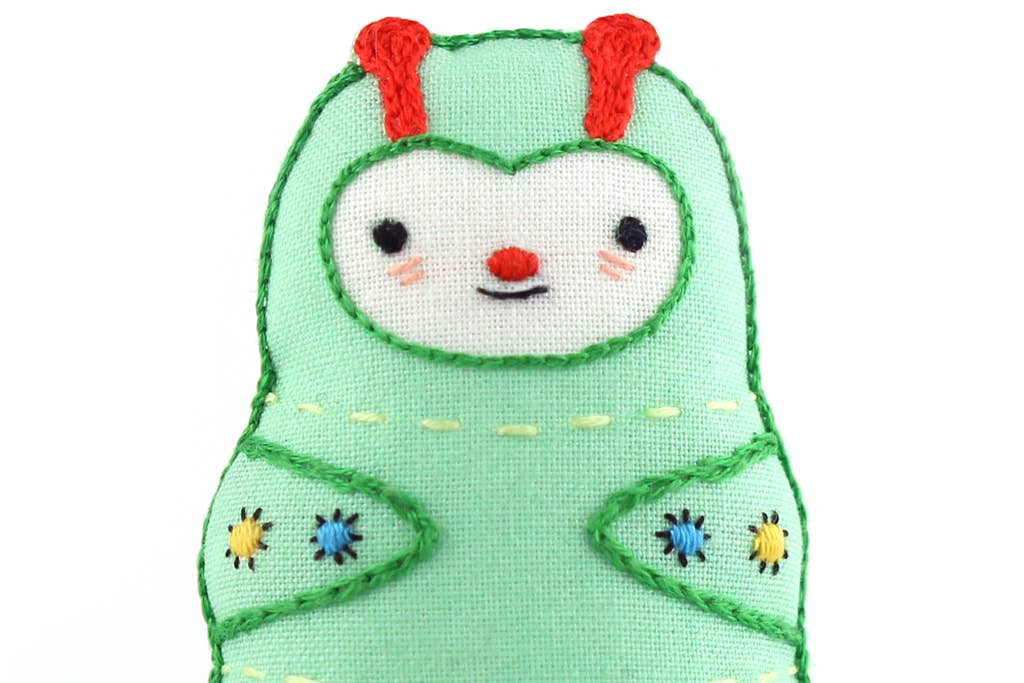 Kiriki Press Caterpillar Embroidery Kit