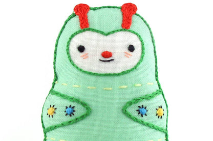 Kiriki Press Caterpillar Embroidery Kit