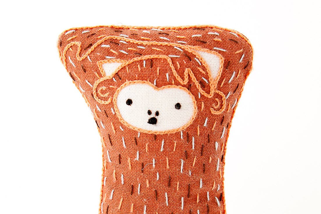 Kiriki Press Monkey Embroidery Kit
