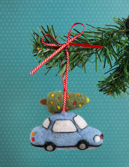 Hawthorn Handmade Christmas Car Mini Needle Felting Kit