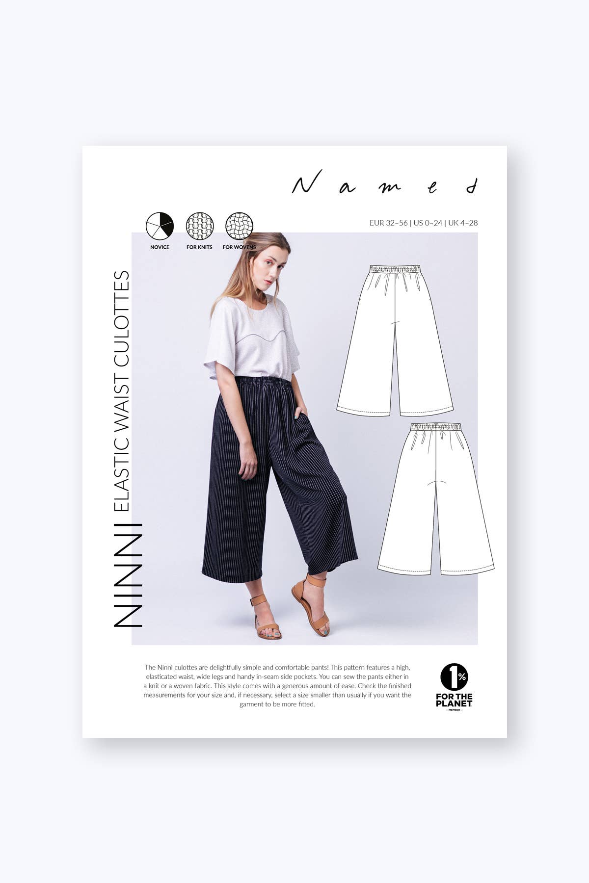 Named Clothing Ninni Elastic Waist Culottes