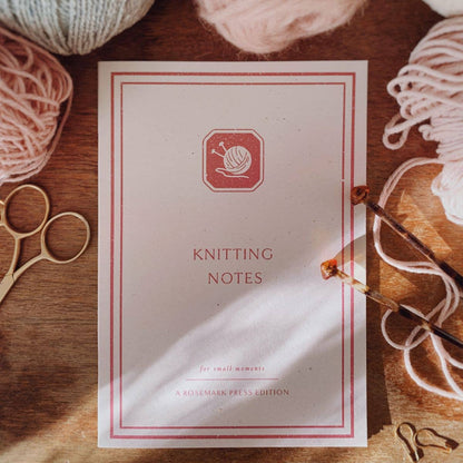 Rosemark Press Knitting Notes Notebook