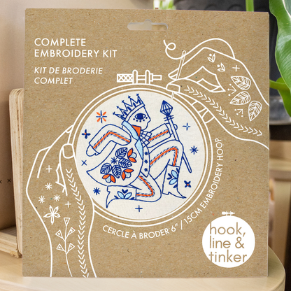 Hook, Line & Tinker Lord of Leaping Complete Embroidery Kit