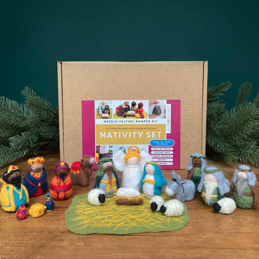 Bergin & Bath Needle Felting Kit: Nativity