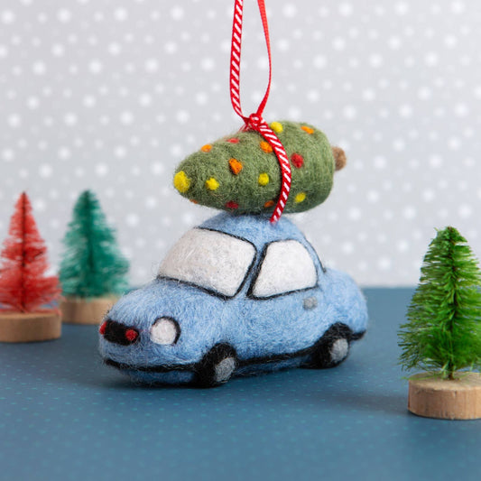 Hawthorn Handmade Christmas Car Mini Needle Felting Kit