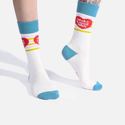 Kylie and The Machine 'Make Good Shit' Socks